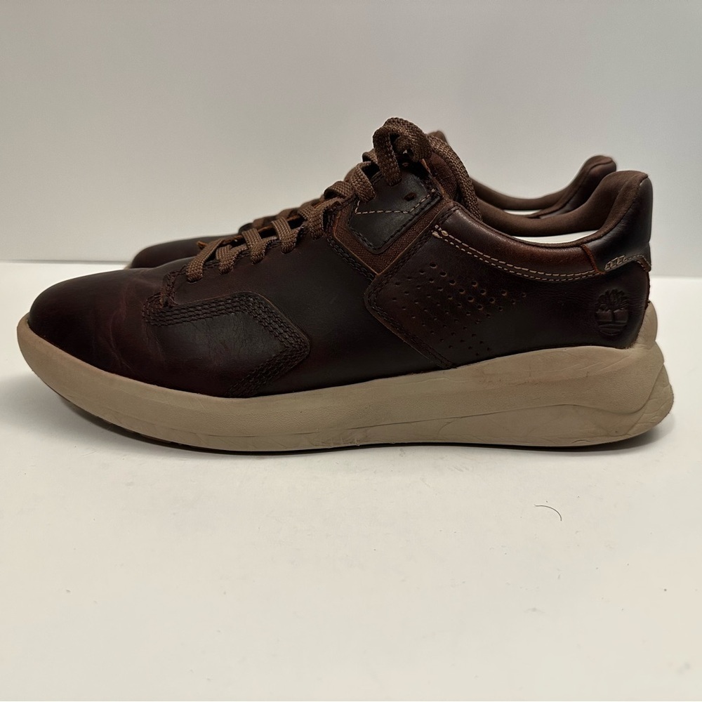 Timberland Men's Bradstreet Ultra Oxford Brown Leather Shoes A2D52 Size 9.5 - Picture 2 of 14